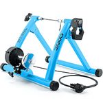 CXWXC Bike Trainer 26-29 Inch/700C Turbo Brainer for Indoor Riding Foldable Bike Trainer Stand with Quick Release (Blue, 26-29)