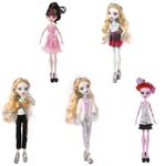 QUEBAN clothes and accessories for Moster Dolls 11.5inch hight doll, including 5 sets of handmade clothes and doll combs.