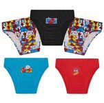 Marvel Boys Briefs Underwear, Comfy Breathable Pants for Kids - Pack of 5 (Multi Spiderman, 4-5 Years)