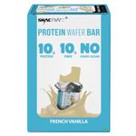 Snactivate Protein Wafer Bars French Vanilla With 10G Protein,10G Fiber & Sugarfree|Tasty & Crunchy Whey Protein Bars|Keto Friendly,Healthy Energy Bars|No Preservatives,No Trans Fat|40 Gm (Pack Of 6)