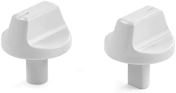 2 Pcs WJ12X24802 Air Conditioner Knob Replacement for GE Air Conditioner Parts, AHV05LYW1 AHT05LZQ1 AHEC05ACW1 Appliance Knob for GE Window Air Conditioner White Plastic Knob