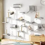 NUNU LAB 14-in-1 Cat Wall Shelves S