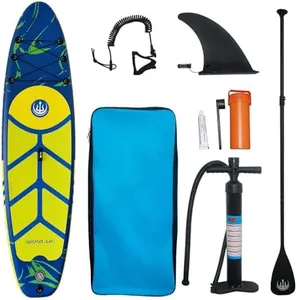 GarveeLife Inflatable Stand Up Paddle Board,10'6"Upgrade Version Blow Up Paddle Boards for Adults with Free Premium Accessories & Backpack, Adjustable Paddle, Fins, Hand Pump
