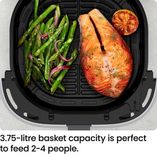 Chefman 3.75L Air Fryer – Black Oil-Free Healthy Cooking