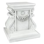 Design Toscano NG314105 Classic Statuary Garden Plinth Base Riser, Medium 30.5 cm, Polyresin, Antique Stone