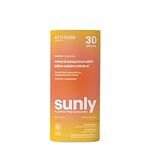 ATTITUDE Mineral Sunscreen Stick with Zinc Oxide, SPF 30, EWG Verified, Plastic-Free, Broad Spectrum UVA/UVB Protection, Dermatologically Tested, Vegan, Tropical, 60 grams