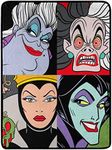 Northwest Disney Villains Micro Raschel Throw Blanket, 46" x 60", Portraits for Evil