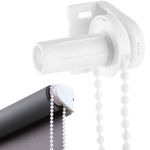 OKBY Roller Blind Fitting Repair Kit, 17mm Curtain Shade Clutch Bracket Side Pulley Chain Blind Fittings Clutch Replacement Rollers Window Treatments