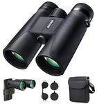 Ghime Binoculars for Long Distance, Professional Binocular for Bird Watching, Trekking and Range 2000 Meter, Zoom-12x42, Adjustable Lens for Clear Vision with Storage Bag and Phone Adapter (12 x 42)