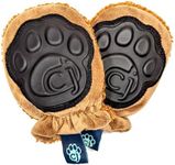 carter joey Rattle Mittens - Infant Mittens No Scratch, Sensory Toys 6+ Months, brain development toys, Faux Fur with Non-Slip Palm for Crawling