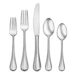 Oneida Clariat Piece Fine Flatware Set, 20 Count, Metallic