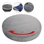 Swivel Seat Cushion, Rotating Car Round Seat Cushion Rotatory Chair Pad Comfort Skidproof Antiskid for Car Office Home Use