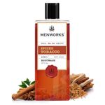 Menworks® Spiced Tobacco Bodywash & Shower Gel For Men & Women | Luxury Body Wash | Mens Shower Gel with Tob, Oud, Guaiac Wood | Woody Spicy | 270 ml