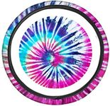 doginthehole Tie Dye Print Steering Wheel Cover for Women,15 inch Anti Slip and Sweat Absorption Auto Car Wrap Cover,Universal Car Interior Accessories,Pink