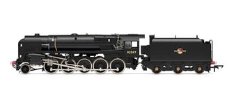 hornby hobbies limited R30133 BR, Class 9F, 2-10-0, 92097 with Westinghouse Pumps-Era 5 Locomotive Train-Steam 1:76 Scale 00 Railway, OO Gauge