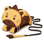 NOHOO Toddler Backpack Leash, Mini Cute Cartoon Animal, Waterproof Travel Book Bag for Baby Boys Girls 3~6 Years, Lion, 1 Count (Pack of 1), 3d Cartoon