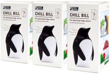 Monkey Business Chill Bill Refrigerator Deodorizer, Pack of 3, Baking Soda Holder for Refrigerator, Cute Fridge Deodorizer, Fun Kitchen Gadgets, Baking-Soda Fridge Smell Remover