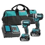 Makita DLX2180S 18V LXT 2PC Combo 3.0Ah Kit (DHP484Z Plus DTD153Z)