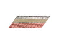 B&C Eagle A2X113HDR/33 Offset Round Head 2" x .113 x 33 Degree Hot Dip Galvanized Ring Shank Paper Tape Collated Framing Nails (500 per Box), 2" x 0.113"