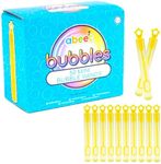 abeec 50 Mini Bubble Wands - Party Bag Fillers For Kids - Bubbles For Kids - Bubbles Party Bag Fillers - Mini Bubbles For Party Bags - Bubble Wands For Kids Multipack - Kids Party Games - Bubbles