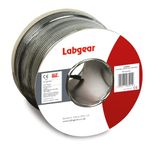 Labgear 100m Coaxial Satellite Cable RG6 – Black Digital Aerial, Data & Satellite TV Cable Double Shielded, Gas-Injected Foam, Professional Quality BS EN 50575 Certified