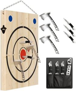 Axe Throwing Target Board for Axe Throwing Game I Wooden Shooting Targets for Throwing Knives Throwing Axes and Hatchets I Made in The USA I Ax Throwing Game Set for Adults and Kids