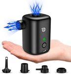 SUPPOU Portable Battery Air Pump, 4000mAh, 4 Nozzles, for Children's Pools, Airbeds, Mattresses, Swimming Rings, Vacuum Bags