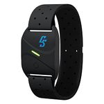 Capital Sports Armband Heart Rate Monitor, ANT+/Bluetooth BLE Fitness Tracker, Wearable Activity Trackers For Running Cycling Gym Fitness, Accurate Step Tracker w/LED Heart Monitor, App Connectivity