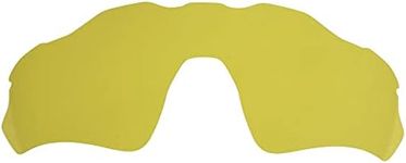 Replacement Lenses for Oakley Radar EV Path OO9208 Sunglasses/1.7mm/easy to install (Yellow no-polarized)