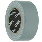 Coral 71360 Endurance Duct Tape Silver High Strength Handy Mini roll Pocket Gaffer Cloth Tape 1 inch 10M roll