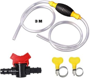 Liquid Transfer Siphon Pump,Multifunction Liquid Sucker Pump,Portable Manual Car Fuel Transfer Pump for Gas Gasoline Petrol Oil Diesel Liquid Water Fish Tank