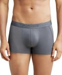 Jockey Men's Modal Trunks (Pack of 1) (Trunk_Gun Metal_Medium_Gun Metal_M)