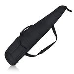 AUMTISC Rifle Case Soft for Scoped Rifles Shooting Shotgun Storage Hunting Bag 48" Black