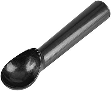 Viynran Nonstick Anti-Freeze Ice Cream Scoop - Professional Aluminum Kitchen Tool for Gelato, Sorbet, and Cookie Dough (Black)