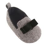 Luvable Friends Kids' Tweed Slipper, Gray/Black, Size 6-12 Months M US Infant US/US