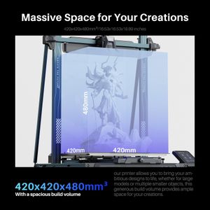 ELEGOO Neptune 4 Max 3D Printer – Large Build Volume, High Precision