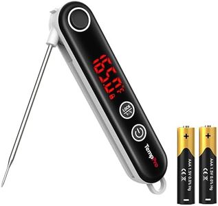 TempPro TP18 Instant Read Meat Thermometer Digital with Thermocouple Sensor, Cooking Food Thermometer for Grill, Smoker, BBQ, Oil Deep Frying, Candy, Kitchen Thermometer Bakeware(Previously ThermoPro)