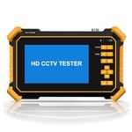 WANLUTECH CCTV Camera Tester Support 8MP TVI CVI AHD CVBS Camera Tester 4.3 inches Screen RS485 PTZ Control Audio Test 12V Power Output