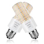 Led Light Bulb Equivalent 250w Super Bright Led Bulbs, 3750 Lumen 3000k Warm Daylight White 30w Waterproof Led Corn Light Bulb E26/E27 Medium Base for Outdoor Indoor Home Garage Backyard