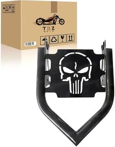 TDZ Black Detachable Luggage Rack for 2009-2025 Harley Touring Street Glide Road King Road Glide Electra Glide