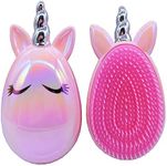 Artkingdome Cute Unicorn Comb Toddler Hair Brush Detangling Anti-static Soft Massage for Kid's Curly Straight Wet Dry Hair brushes Hair Combs Gift