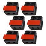 6 Deer Whistles Wildlife Warning Self-Adhesive Deer Whistles for UK Cars ABS Weather Resistant Road Safety Car Alarm for Cars Vehicles Motorcycles Black