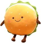 Goylmc Hamburger Plush Toy - Funny 