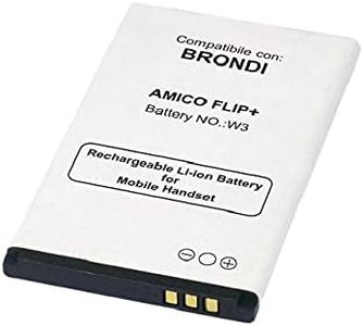 Move Batteria SPECIFICA per BRONDI Amico Flip+ Liion 3.7V 950 mAh Sostiuisce Perfettamente: [Battery No.:W3] ATTENZIONE: Controllare Che Il CODICE Prodotto COINCIDA con Quello della BA
