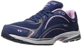 Ryka Women's Sky Walking Shoe, Navy/Lilac, 5.5 UK