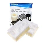 HQRP 2-Pack Washable & Reusable Filters compatible with Hoover FH40010 FH40010B FH40020TV; Vax VHFM700 SpinScrub FloorMate Hard Floor Cleaner Upright