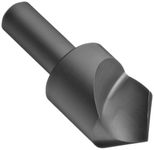 Chicago Latrobe 209SF High-Speed Steel Countersink, Black Oxide Finish, Single Flute, 90 Degrees, Round Shank, 3/8" Shank Dia., 3/4" Body Dia.