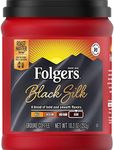 Folgers Black Silk Dark Roast Ground Coffee, 10.3 Ounces