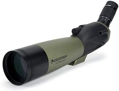 Celestron – Ultima 80 Angled Spotting Scope – 20-60x Zoom Eyepiece – Multi-coated Optics for Bird Watching, Wildlife, Scenery and Hunting – Waterproof and Fogproof – includes Soft Carrying Case