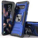 IDYStar for Galaxy S10 Case for Men Women,Hybrid Drop Test Cover with Car Mount Kickstand Slim Fit Protective Phone Case for Galaxy S10,Blue